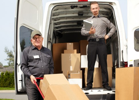 Man and van service handling a residential move in Harringay