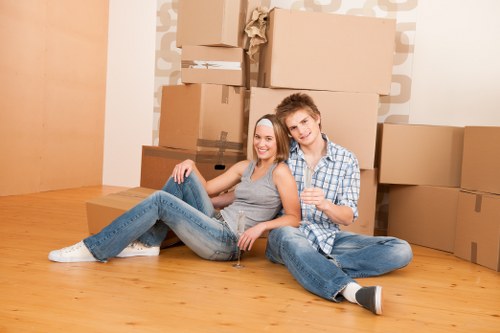 Recyclable furniture and boxes prepared for transfer station processing