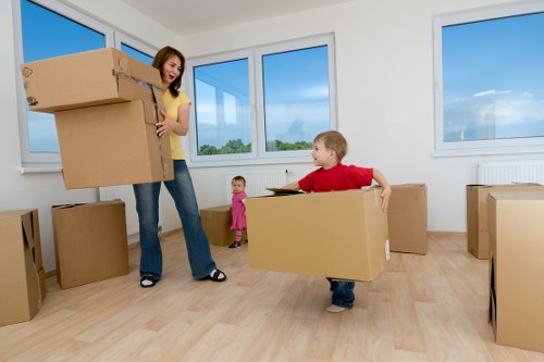 Home movers organising a relocation checklist in Harringay
