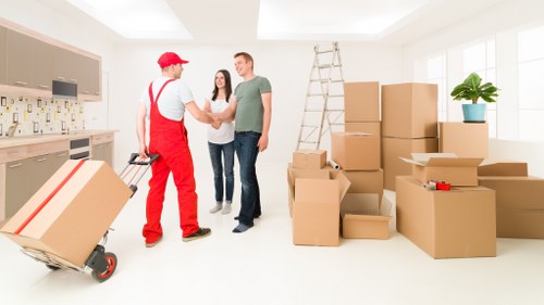 Local removal team handling a fast flat move in Harringay
