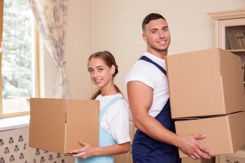 Storage and moving service support for Harringay customers